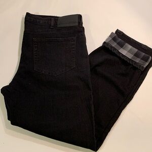 Flannel lined Eddie Bauer